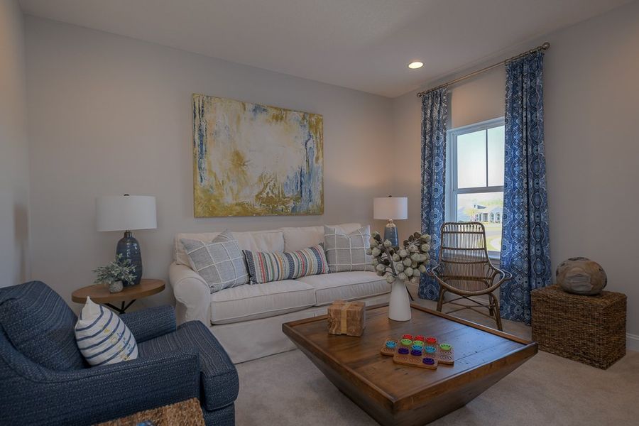 Furnished interior in a model home at Heritage Trace in Nocatee in Ponte Vedra (Image 44). Furnished interior in a model home at Heritage Trace in Nocatee in Ponte Vedra (Image 44).