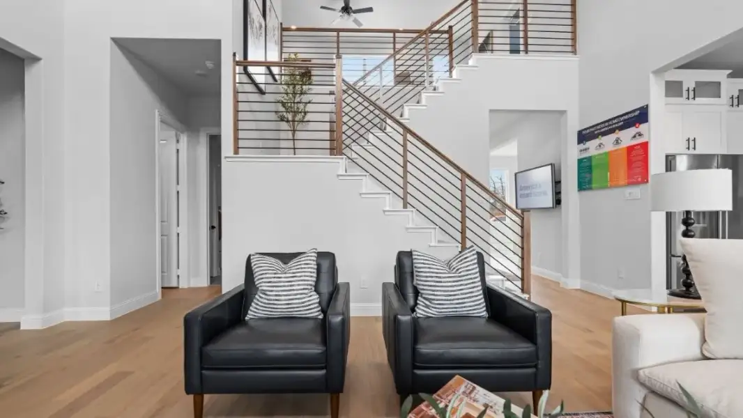 Furnished interior in a model home at Grace Woods in Carrollton (Image 20).