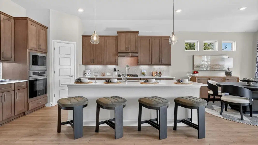 Furnished interior in a model home at Wildflower Ranch in Justin (Image 10).