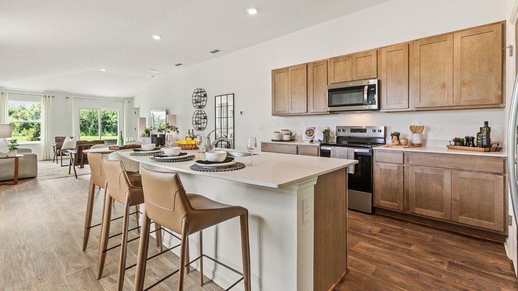 Furnished interior in a model home at Rookery in Green Cove Springs (Image 7).