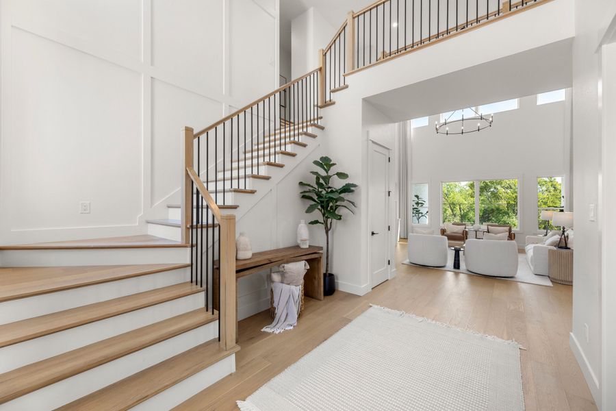 Furnished interior in a model home at Park Hills in Rockwall (Image 34). Furnished interior in a model home at Park Hills in Rockwall (Image 34).