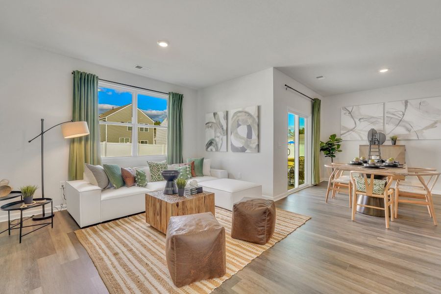 Furnished interior in a model home at Autumn's Wood in Brunswick (Image 12).