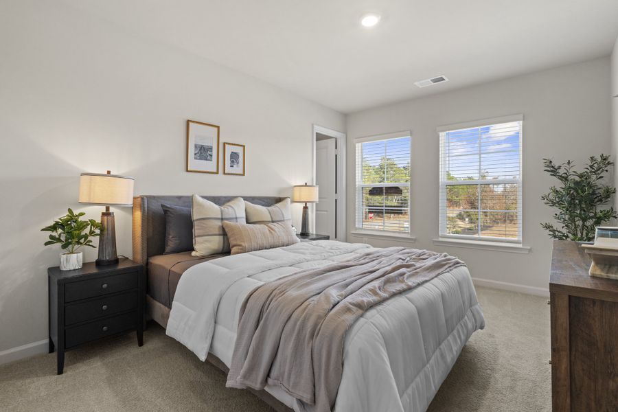 Furnished interior in a model home at Cypress Point in Graniteville (Image 29).