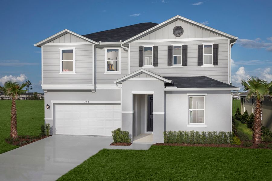 Front exterior of a home in the Bellaviva II at Westside community, located in Davenport, FL (Image 7).