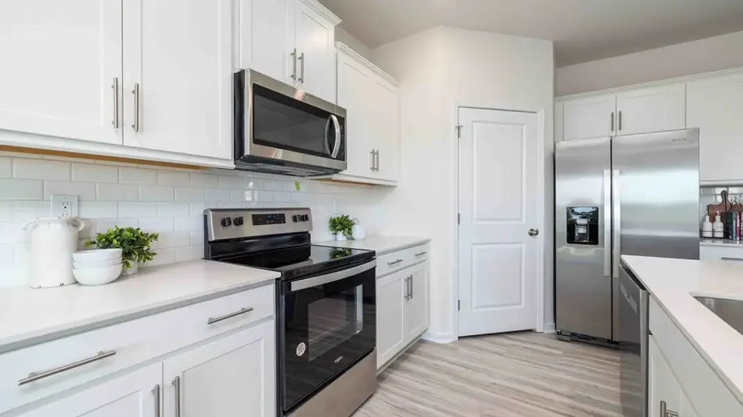Furnished interior in a model home at Greenbriar Ridge in Statesville (Image 7).