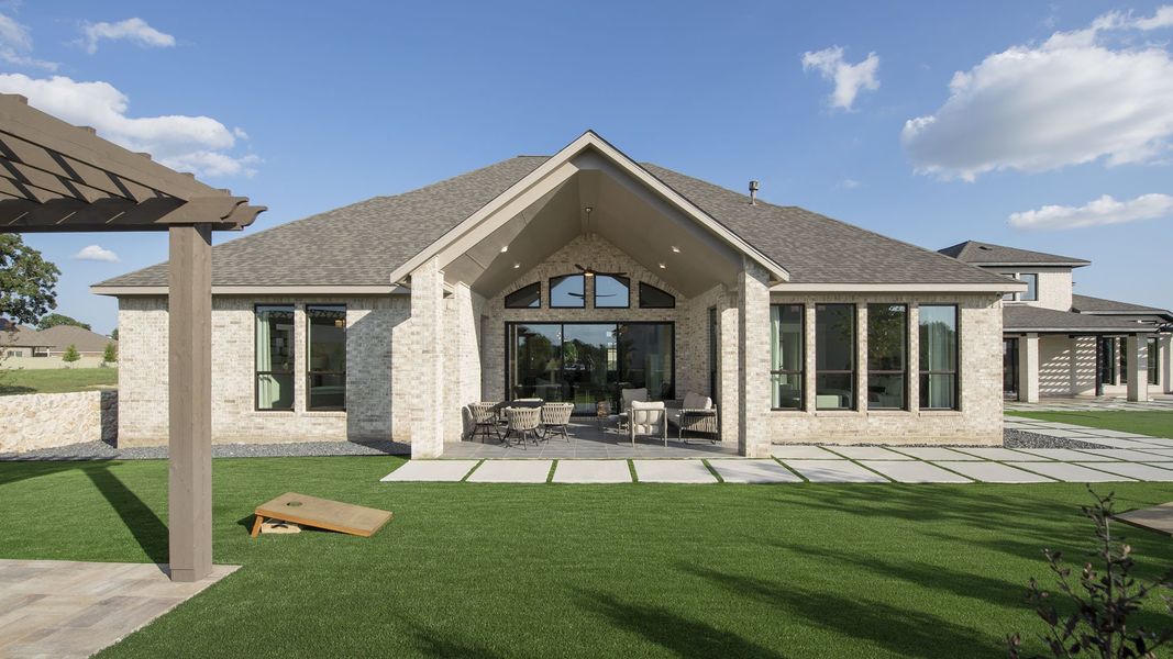 Exterior details of a home in Eldorado At Santa Rita Ranch 70', Liberty Hill (Image 3).