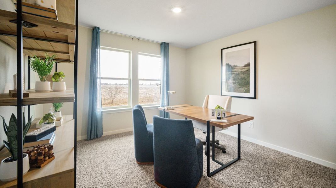 Furnished interior in a model home at Salem Crossing in Victoria (Image 20). Furnished interior in a model home at Salem Crossing in Victoria (Image 20).