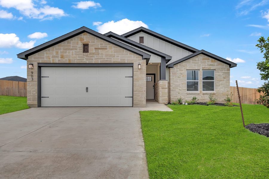 Front exterior of a home in the Ridge at Knob Creek community, located in Temple, TX (Image 10).
