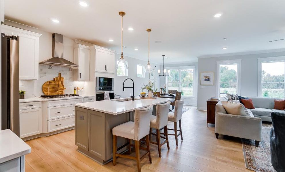 Furnished interior in a model home at Highland Bluff in Aiken (Image 3).