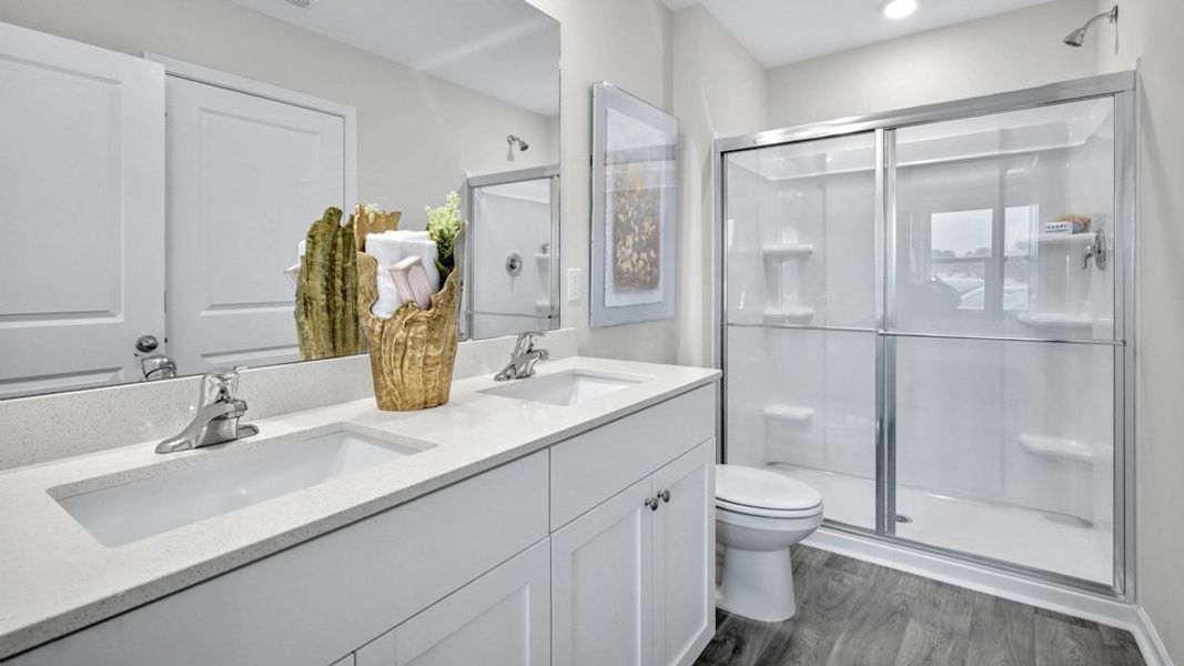 Furnished interior in a model home at Seymour Village in Goldsboro (Image 11).