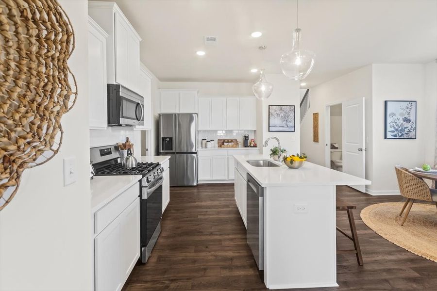 Furnished interior in a model home at Halton Oaks in Spartanburg (Image 19). Furnished interior in a model home at Halton Oaks in Spartanburg (Image 19).
