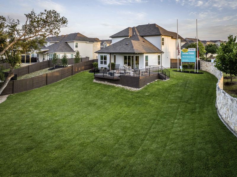 Exterior details of a home in Cross Creek, Cedar Park (Image 6).