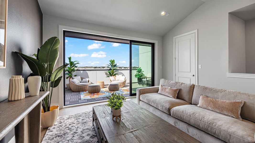Furnished interior in a model home at Addison Grove in Addison (Image 31).
