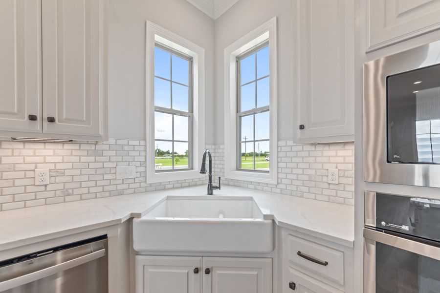 Furnished interior in a model home at Chapel Bend in Montgomery (Image 22).