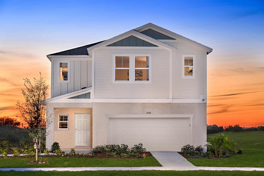 Front exterior of a home in the Scenic Terrace community, located in Lake Hamilton, FL (Image 4).