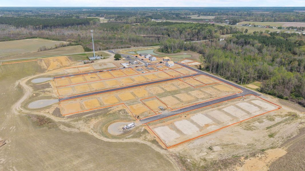 Site preparation and early development at Bynum Farms in Farmville, NC (Image 26).