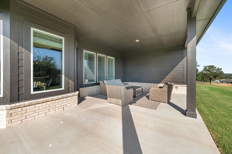 Furnished interior in a model home at Oak Grove Addition in Springtown (Image 44).