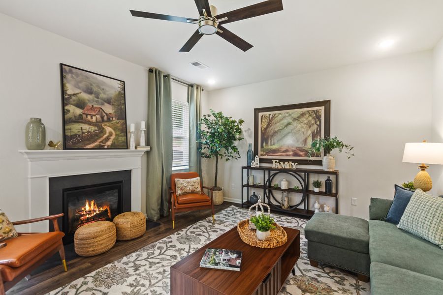 Furnished interior in a model home at Birdhaven in Lexington (Image 3).