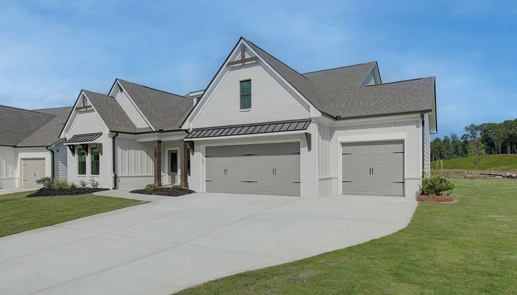 Front exterior of a home in the Ponderosa Farms Reserve community, located in Gainesville, GA (Image 15).