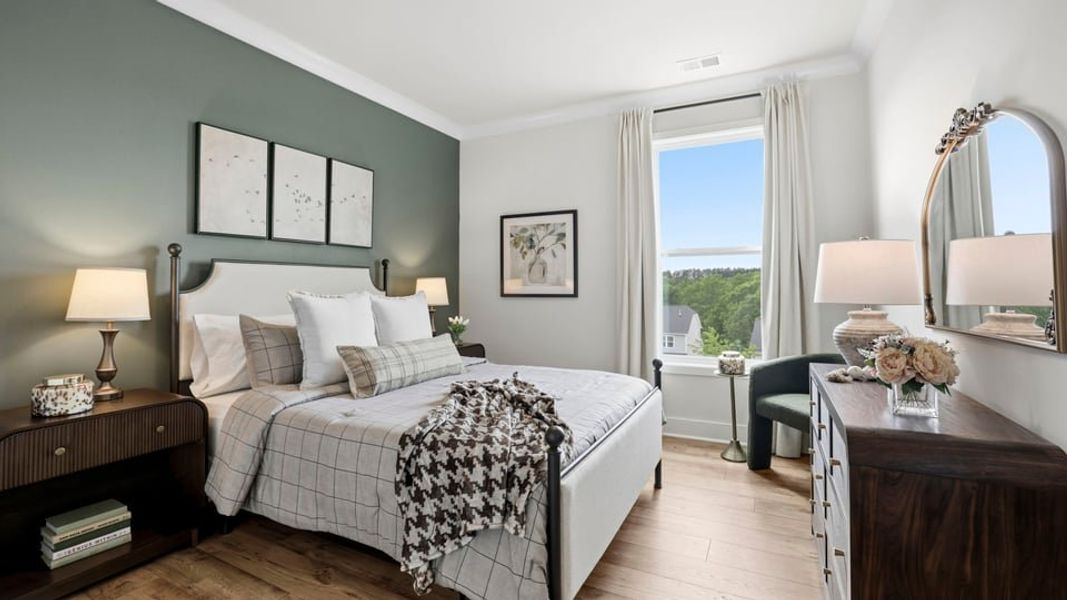 Furnished interior in a model home at Sunset Summits in Spartanburg (Image 14).
