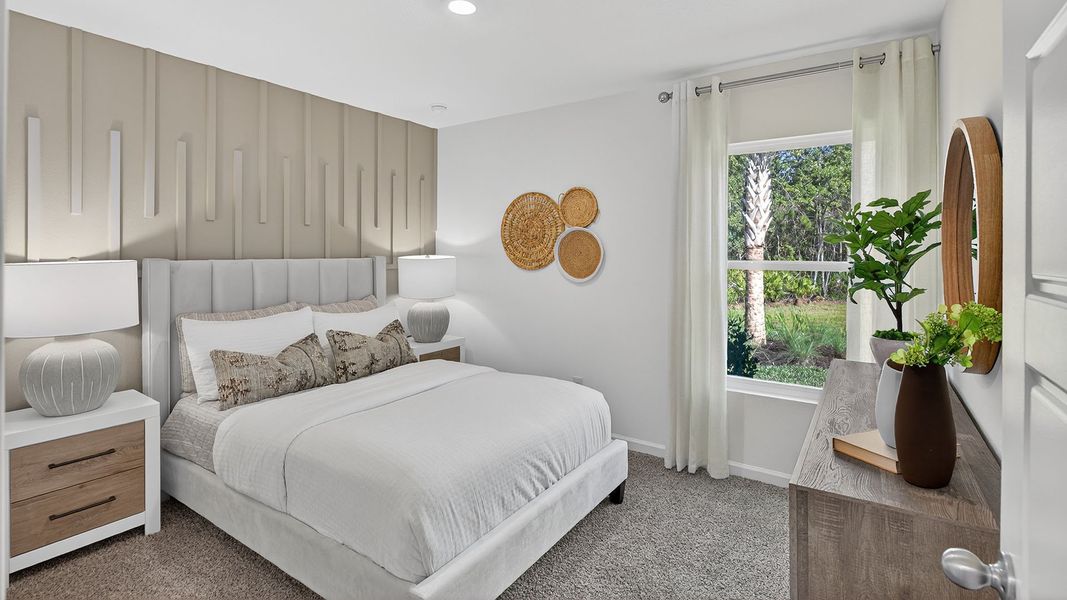 Furnished interior in a model home at Grand Reserve in Bunnell (Image 36).