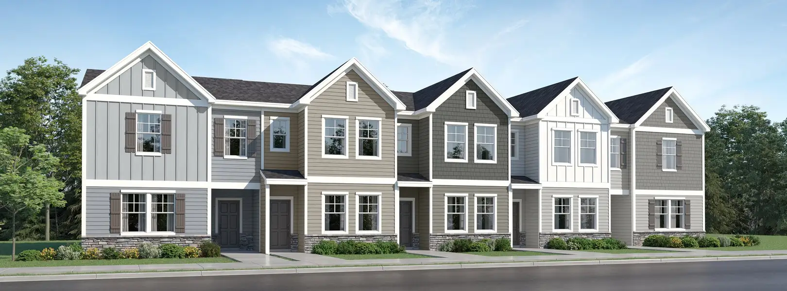 Village Collection Wesley Downs Streetscape (1) Village Collection Wesley Downs Streetscape (1)