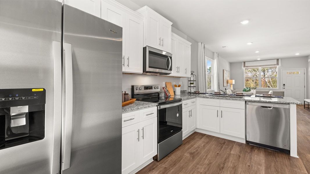 Furnished interior in a model home at Bellemeade Landing in Augusta (Image 11).