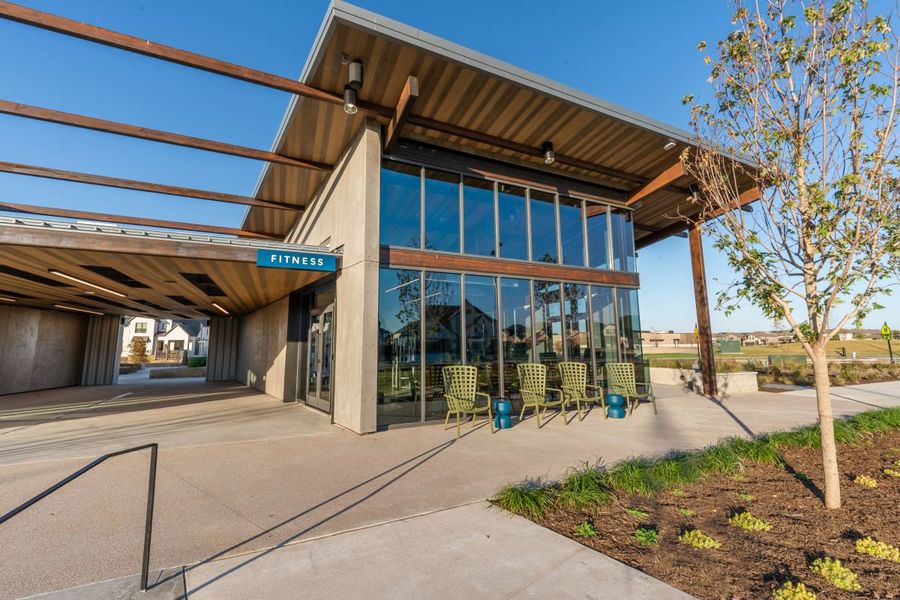 Fitness center in Mosaic, Celina, Texas