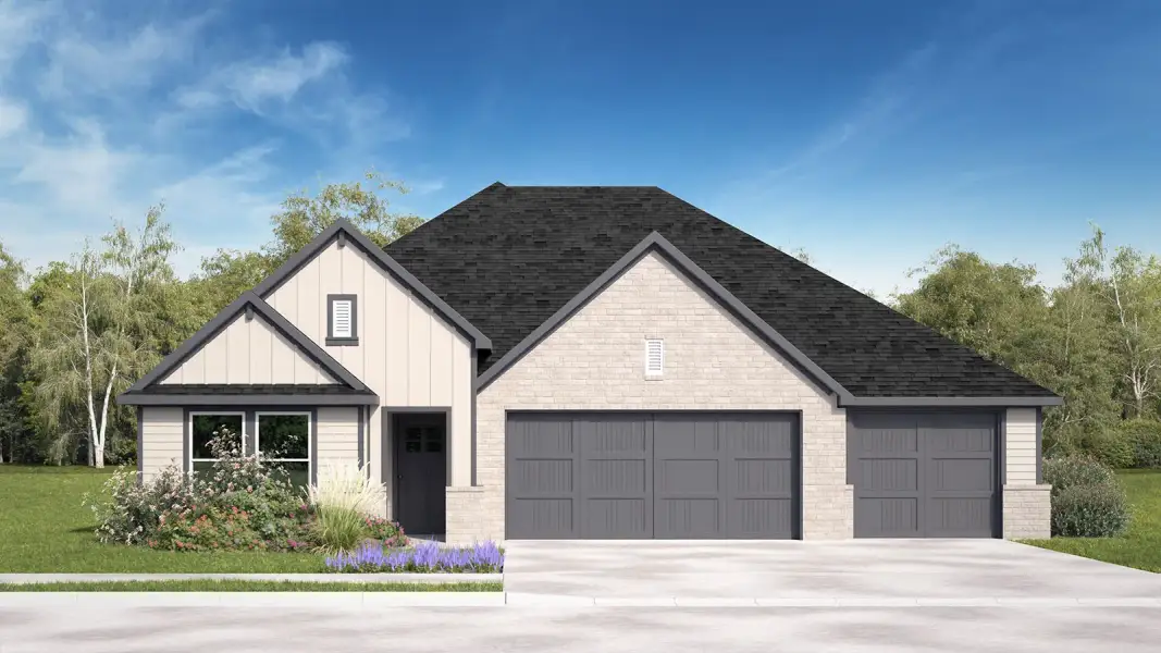 Front exterior of a home in the Trails of Windcrest community, located in Fredericksburg, TX (Image 12).