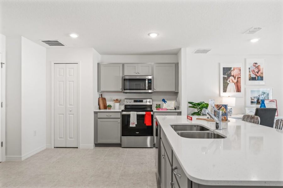 Furnished interior in a model home at Palm Bay in Palm Bay (Image 36).