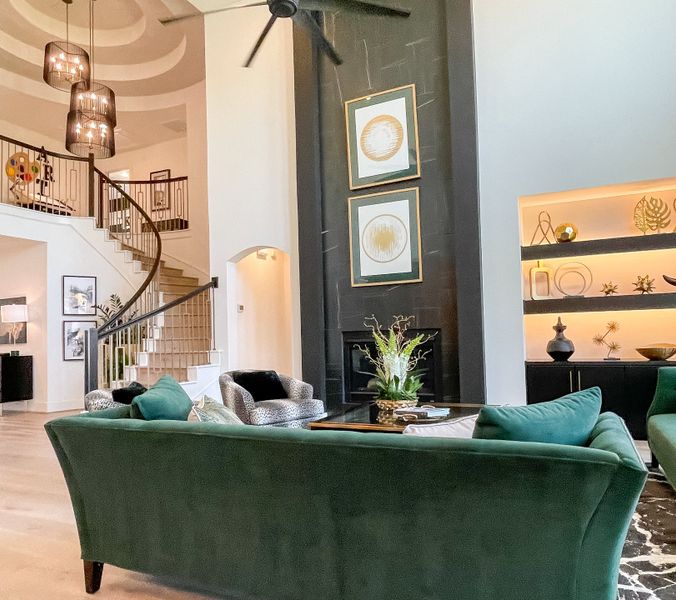 Furnished interior in a model home at Candela – 60' in Richmond (Image 10).
