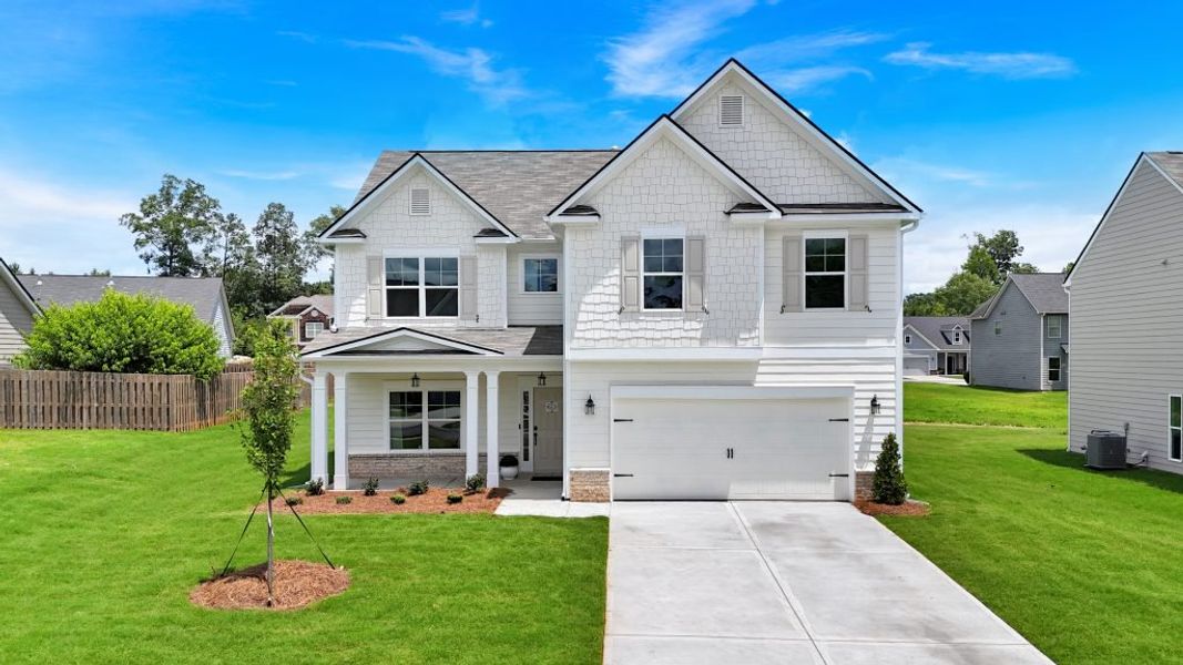 Front exterior of a home in the Maple Village community, located in Adairsville, GA (Image 3).