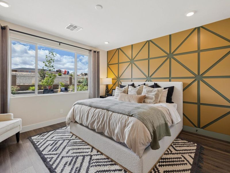 Furnished interior in a model home at South Ranch Western Collection in Prescott (Image 20).