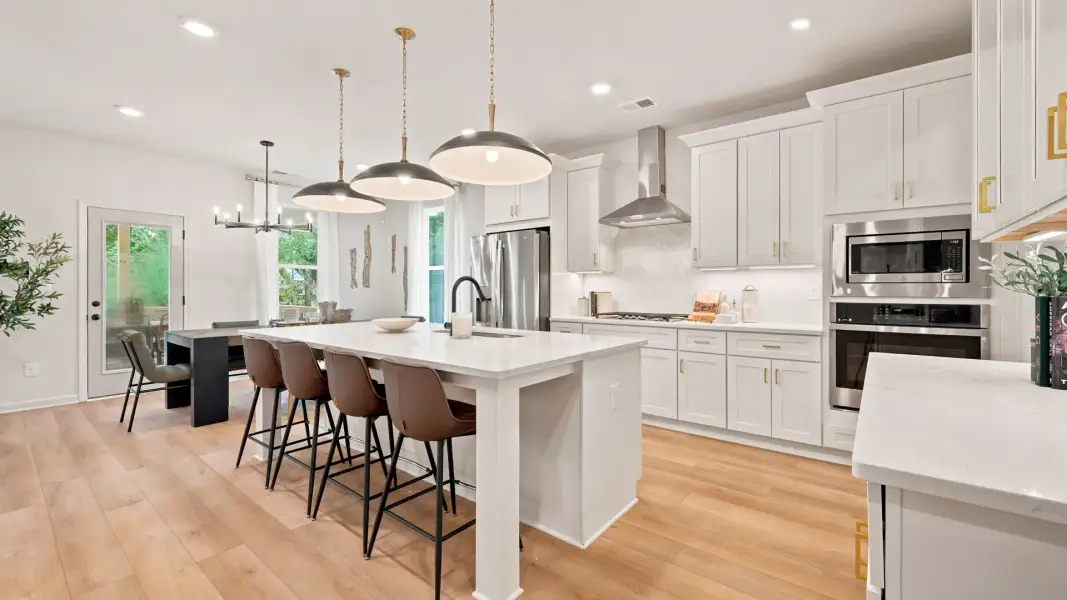 Furnished interior in a model home at Ambrosia in Stockbridge (Image 9).