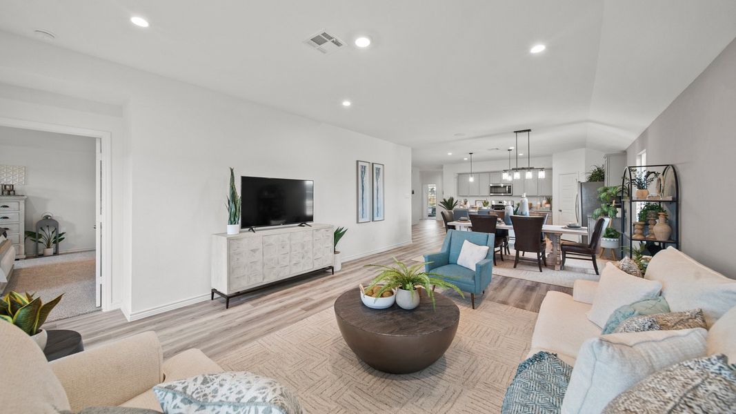 Furnished interior in a model home at Reserve at Mallard Lakes in Orange (Image 14). Furnished interior in a model home at Reserve at Mallard Lakes in Orange (Image 14).