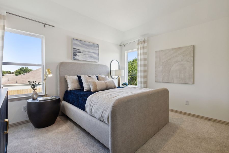 Furnished interior in a model home at Midtown GP in Grand Prairie (Image 27).