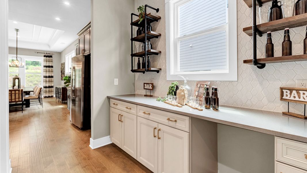 Furnished interior in a model home at Cresswind at Rocky River - OPEN 2026 in Locust (Image 24). Furnished interior in a model home at Cresswind at Rocky River - OPEN 2026 in Locust (Image 24).