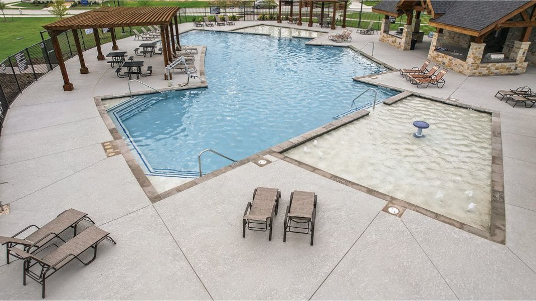 Rancho Canyon Amenity Swimming Pool Aerial 6of6