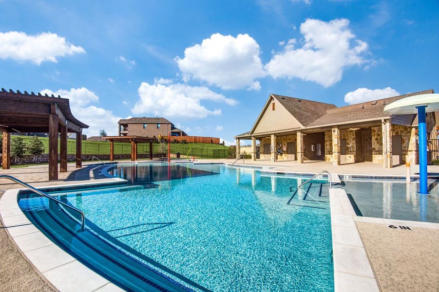 Front exterior of a home in the Timberbrook community, located in Justin, TX (Image 42). Front exterior of a home in the Timberbrook community, located in Justin, TX (Image 42).