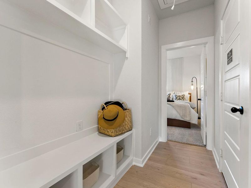 Furnished interior in a model home at Sundance Cove in Crosby (Image 25).