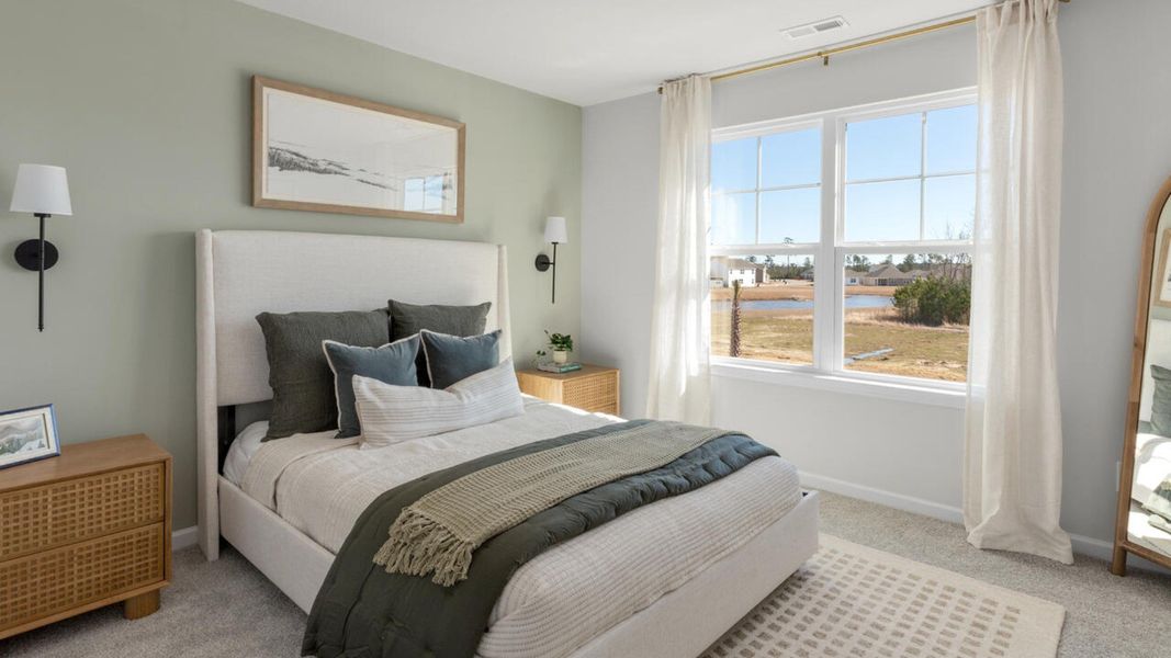 Furnished interior in a model home at Bella Point in Bolivia (Image 26). Furnished interior in a model home at Bella Point in Bolivia (Image 26).