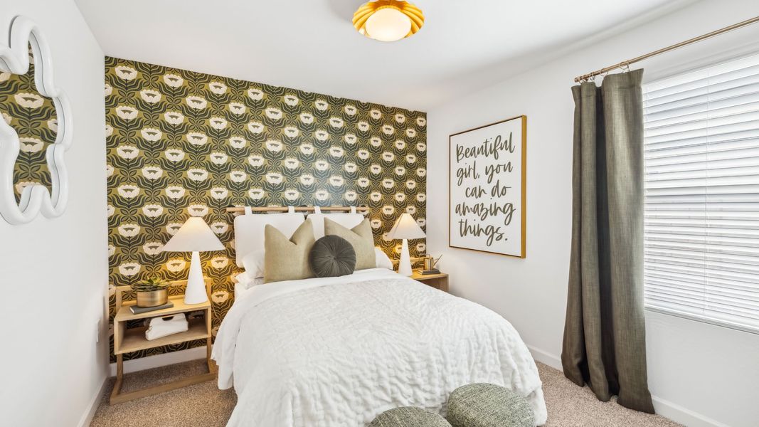 Furnished interior in a model home at Remington in Buckeye (Image 22).