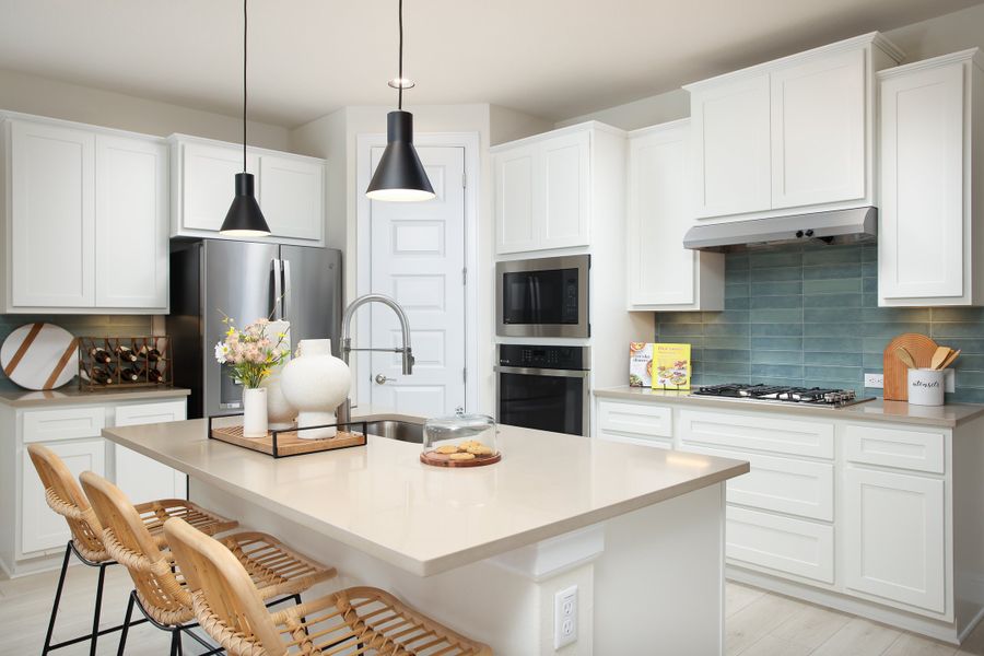 Furnished interior in a model home at Hymeadow in Maxwell (Image 10).