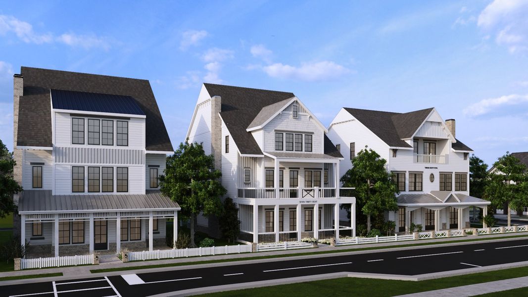 Front exterior of a home in the Echo at Crabapple community, located in Alpharetta, GA (Image 2).