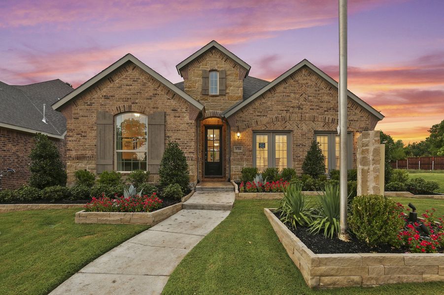 Wildridge 50s Model Plan 1521 Front Elevation by American Legend Homes Wildridge 50s Model Plan 1521 Front Elevation by American Legend Homes