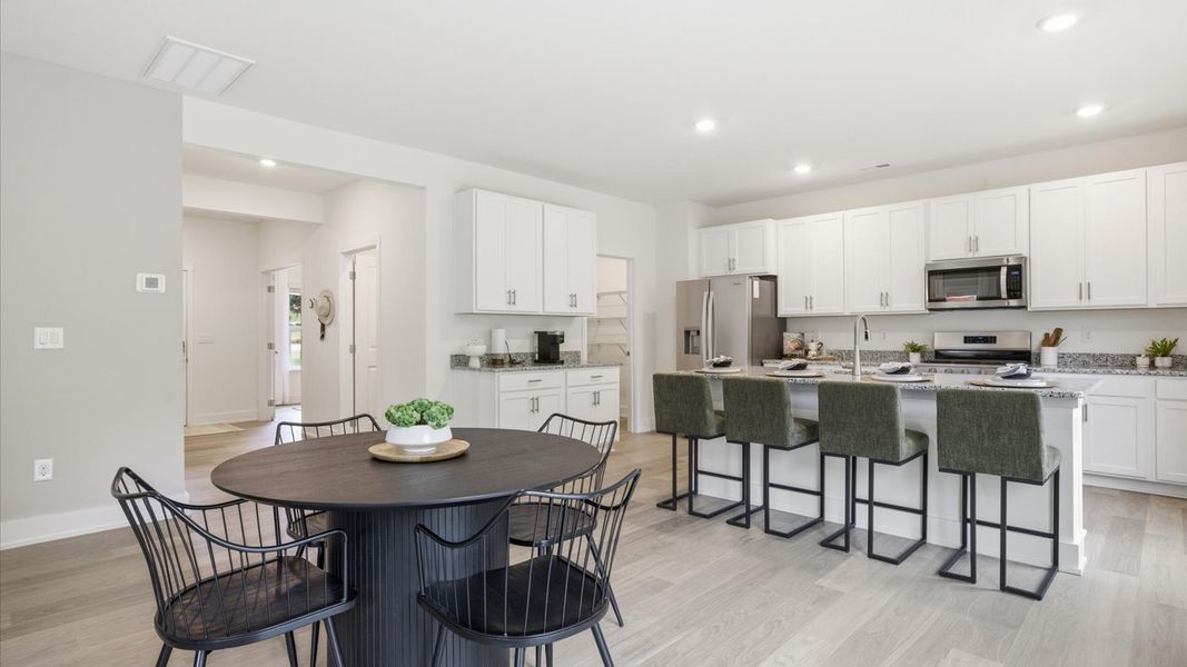 Furnished interior in a model home at Catlett Cove in Knoxville (Image 14).