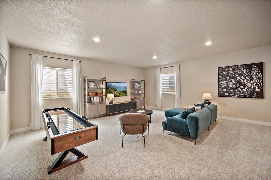 Furnished interior in a model home at The Glen-12 in Colorado Springs (Image 45).