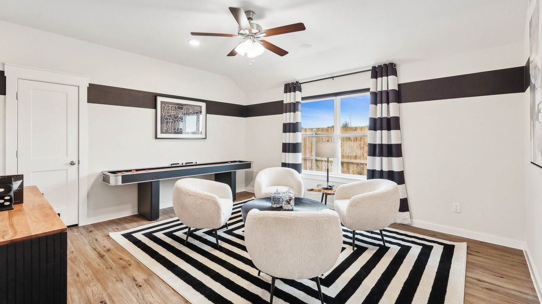 Furnished interior in a model home at Morningside in Josephine (Image 13).