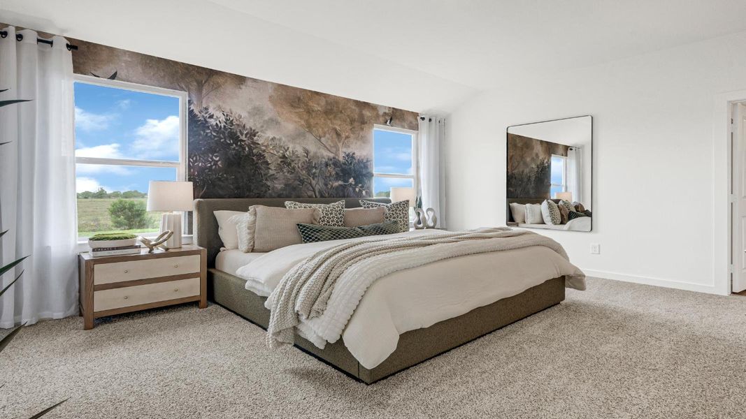 Furnished interior in a model home at Blue Heron Estates in Beasley (Image 24).