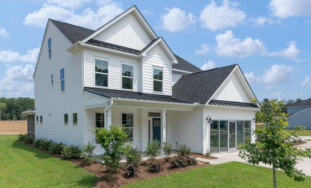 Front exterior of a home in the Black Forest Pointe community, located in Benson, NC (Image 10).
